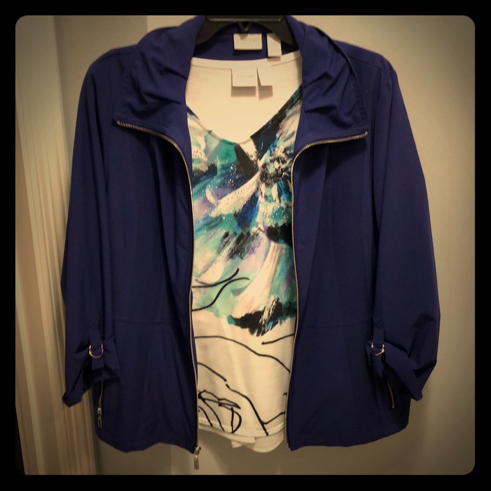 Zenergy White Tee with flower